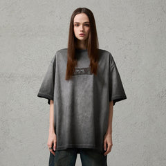 ORGANIC EMOTION Spray-Faded Ticket Graphic T-Shirt