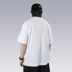 SILENSTORM Asymmetrical Mesh Deconstructed T-Shirt