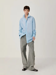 OPICLOTH Classic Striped Long Shirt