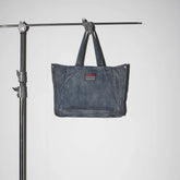 LABELROOM Modern Washed Foldable Denim Tote Bag