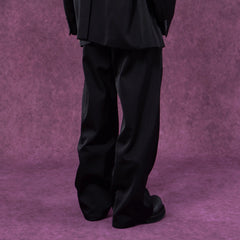 CLP Satin Straight-Leg Pants
