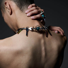 ILLUSORY Geometrical Planetary Beaded Necklace