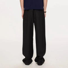 KREATE Inverted Pleats Wide-Leg Trousers