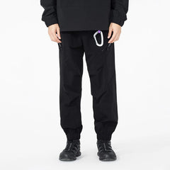 ENSHADOWER Crinkled & Pleated Zipper Jogger