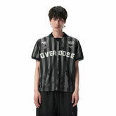 SAVAGEGROWTHWORLD OVERDOSE Distressed Striped Jersey