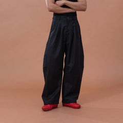 CLP Essential Pleat Curved-Leg Trousers
