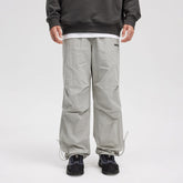 BONELESS Crinkled Drawstring Logo Pants
