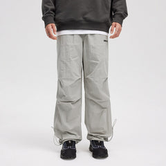 BONELESS Crinkled Drawstring Logo Pants