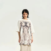 DAMAGE ASIA Ex Machina Graphics Oversized T-Shirt