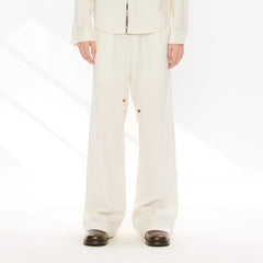 KREATE Tencel-Linen Straight-Leg Pants