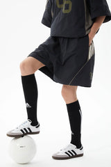 ERROR CODE ROBOT Athletic Contrast Spliced Shorts