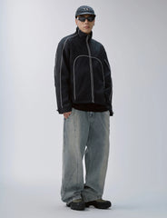 F2CE Contrast Piped Track Jacket