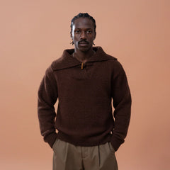 CLP Wool -Blend Toggle-Neck Knit Pullover