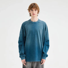 ORGANIC EMOTION Iceberg Gradient Long-Sleeve Tee