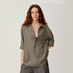 OPICLOTH Essential Crinkled Pullover