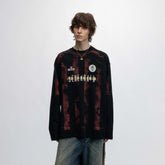 OVDY Retro Distressed Long-Sleeve Jersey
