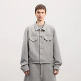 DND4DES Wool-Blend Button-Up Utility Jacket