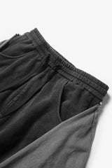 RELABEL Detachable Back Flap Draped Balloon Pants Gray