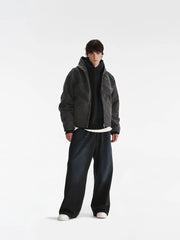 PMW Distressed Oversized Puffer Jacket