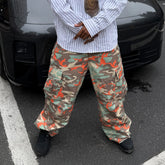 STEEPC Camo Wide-Leg Cargo Pants