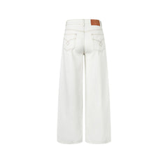OKAYTHXBYE Classic Pleated Wide-Leg Jeans