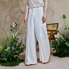 OIPWORD Middle-Pleated Oversized Trousers