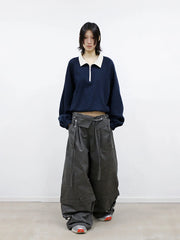 RELABEL Convertible Foldover-Waist Cargo Pants