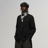 ILNya Nieternite Nifutur Asymmetrical Draped Seamed Shirt