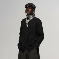 ILNya Nieternite Nifutur Asymmetrical Draped Seamed Shirt