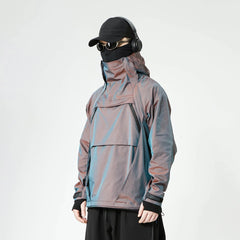 SILENSTORM Gradient Hooded Pullover Windbreaker