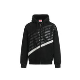 NOTHINGNESS WORLD Four-Stripe Zip-Up Hoodie