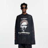 ULIPERY Rammstein Closing Eyes Long Sleeve Tee