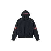 SAVAGEGROWTHWORLD Embroidered Logo Piped Hooded Jacket