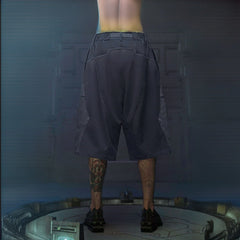 XIPHEVIL Bellator Deconstructed Multi-Zipper Shorts Dark Grey