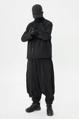 SILENSTORM Asymmetrical Double-Lapel Zipper Blazer Jacket