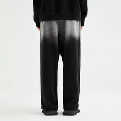 ORGANIC EMOTION Gradient Straight-Leg Drawstring Sweatpants