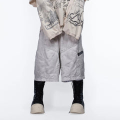 FVVO Multi-Panel Glossy Shorts