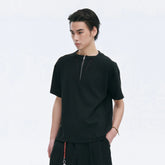 CATSSTAC Cross Spliced Dual-Zip T-Shirt