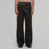 ILNya Nieternite Nifutur Asym Double Waistband Wide-Leg Trousers