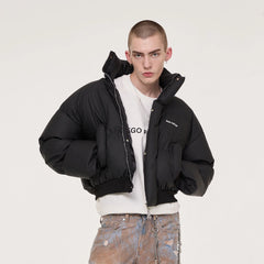 EGOFETCH Essential Cropped Puffer Jacket
