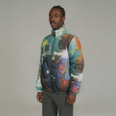 URBAN+FOREST Full-Print Quilted Puffer Jacket