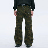CATSSTAC Multi-Pocket Camo Cargo Pants