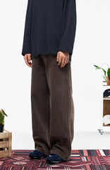 OVERLAPS Double-Knee Straight-Leg Pants