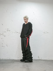 UNDERWATER Bleeding Edge Contrast Panel Sweatshirt
