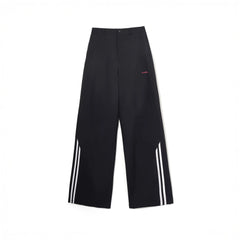 UMAMIISM Side Stripe Quick-Dry Straight-Leg Pants