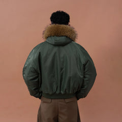 CLP Faux Fur Collar Puffer Parka