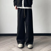 OKAYTHXBYE Plaid Layered Waist Drawstring Sweatpants