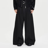 CATSSTAC Classic Pleated Wide-Leg Trousers