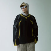 F2CE Modern Deconstructed Waffle Sweatshirt