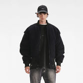 PMW Deconstructed Detachable Sleeve Bomber Jacket